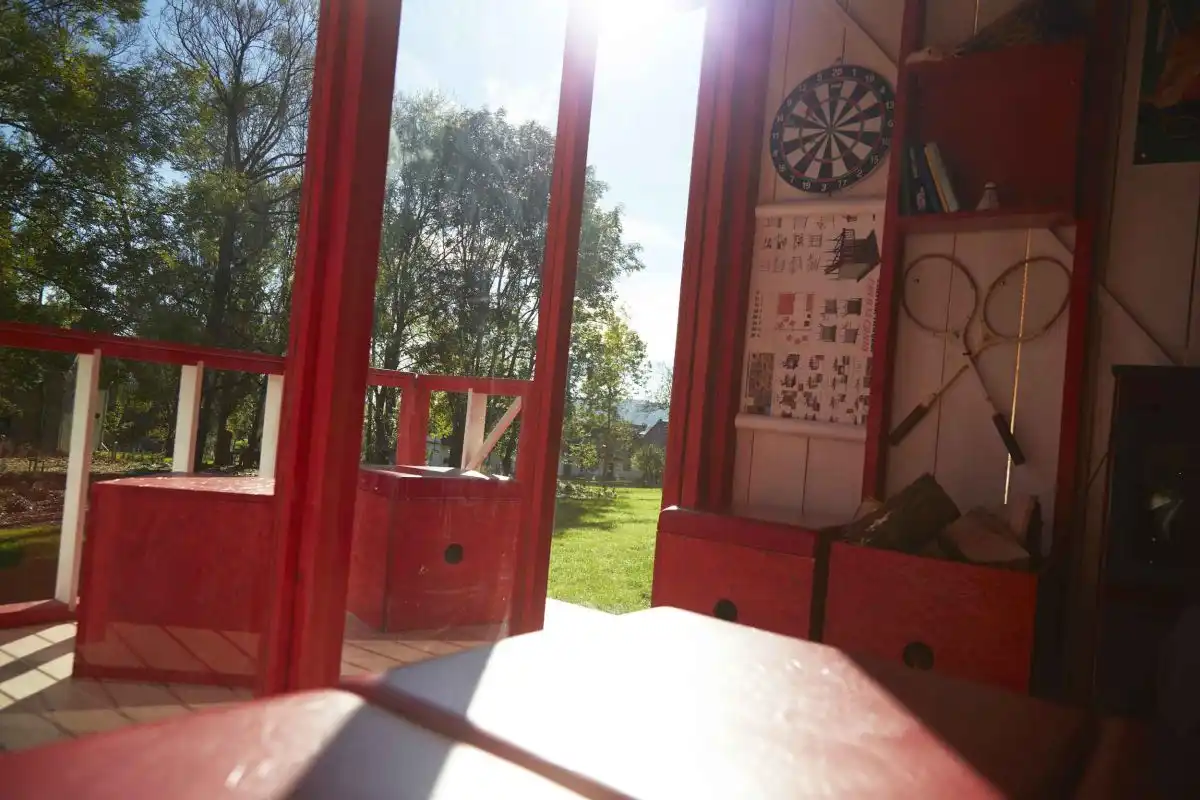 Tiny House Build by Joshua Woodsman Porch view