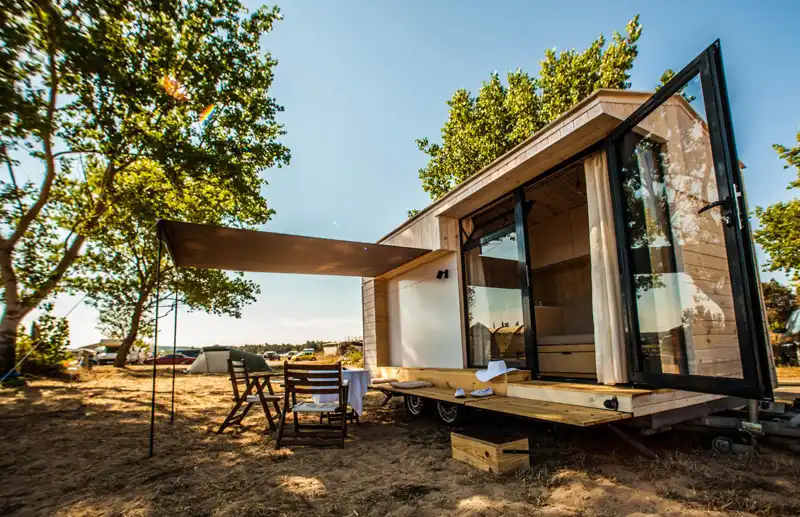 Tiny vacation home on wheels