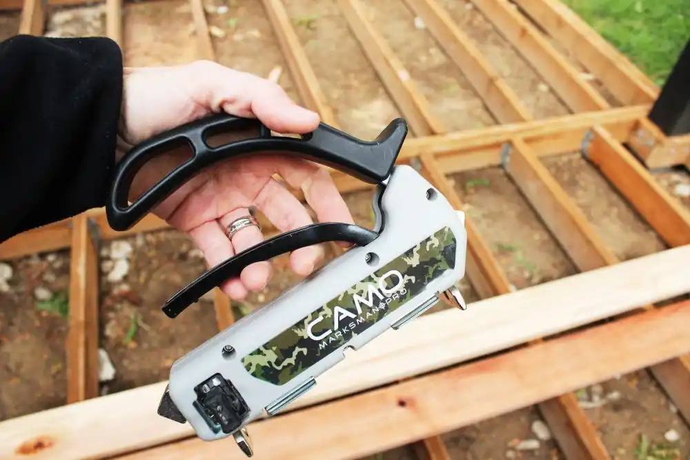 How to Install a Redwood Deck Floor 11