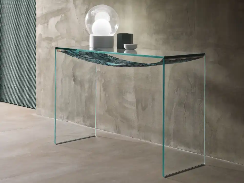 Amaca Glass Hallway Table