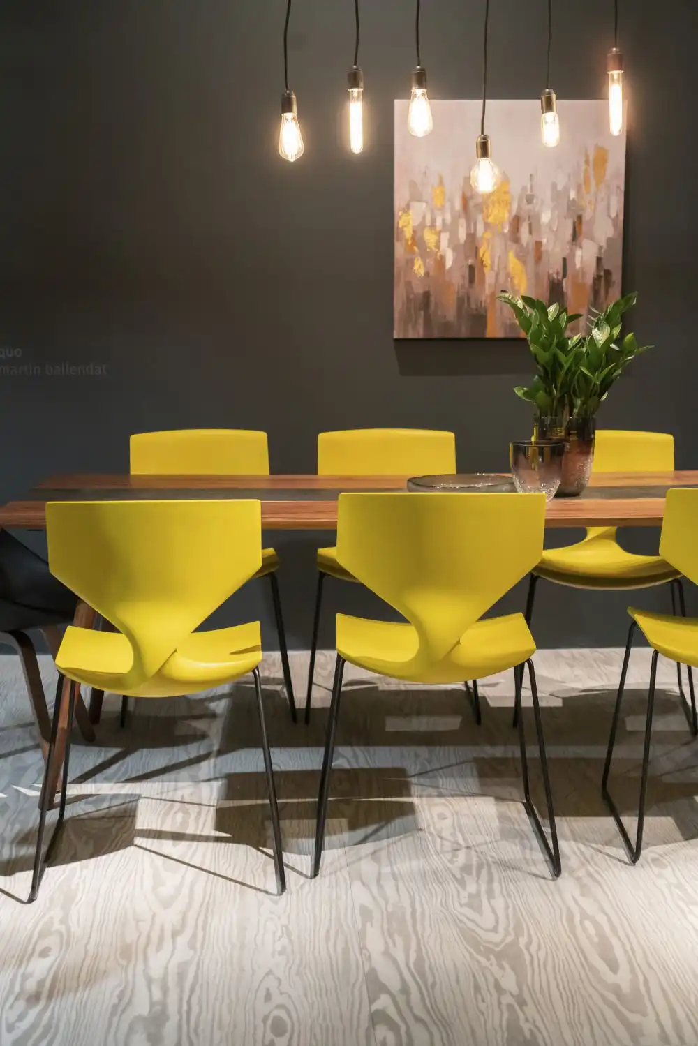 Tonon yellow chairs