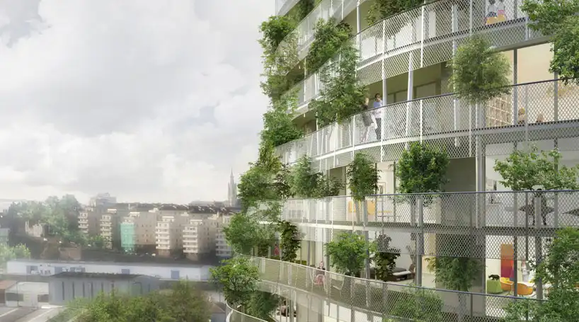 Tour Végétale de Nantes by Edouard François Design