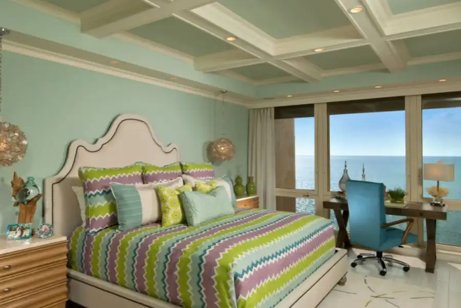 Lavender and mint green
