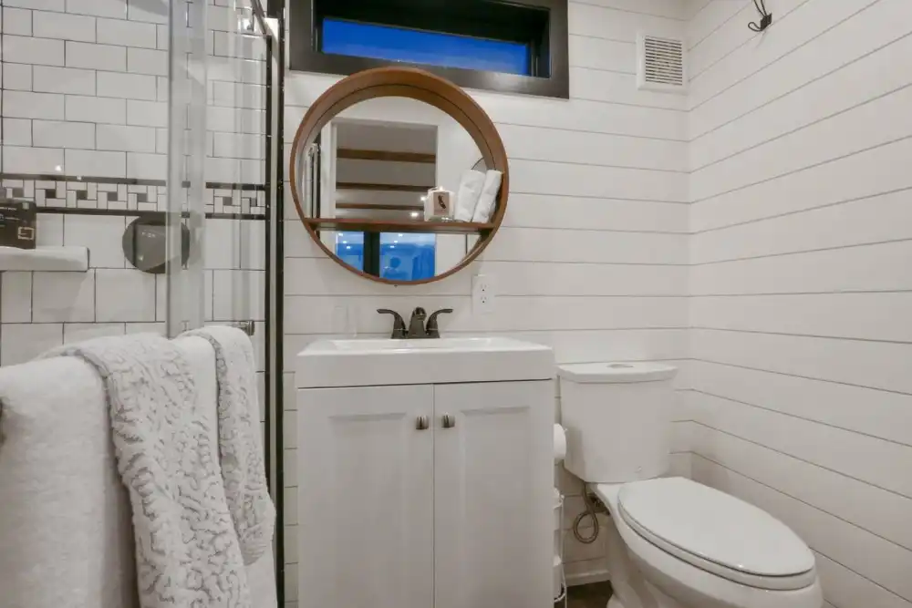 Try Out Life on a Farm in a Tiny House bath
