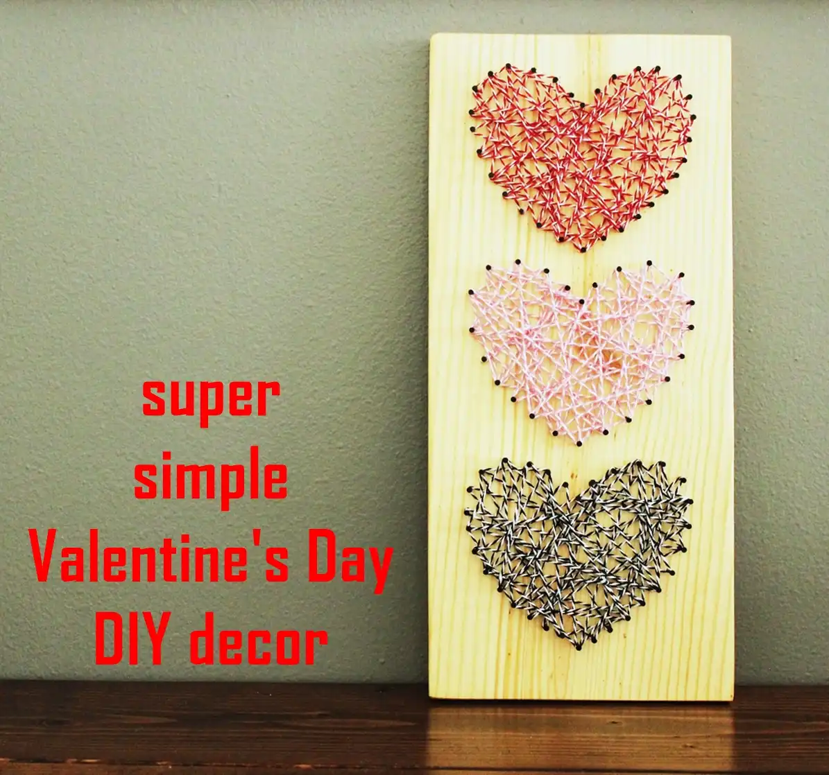 Twine Heart String Art