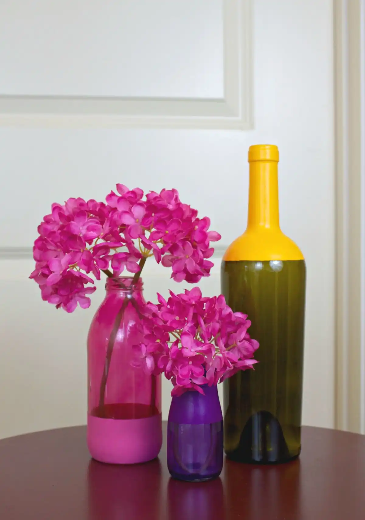 Two-Toned Glass Bottle