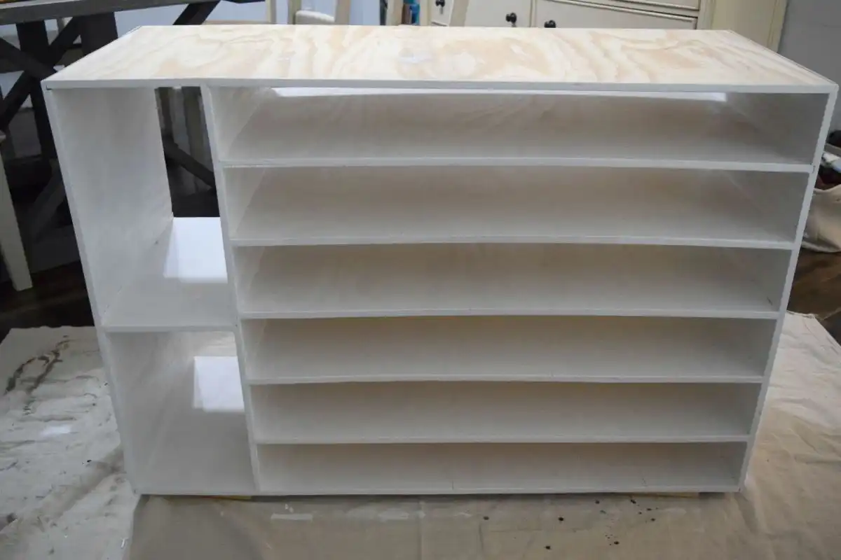 Two coats of painting