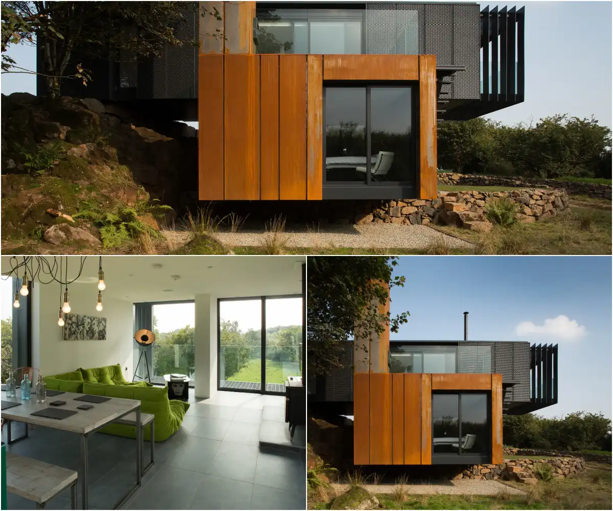 Ultra Modern Shipping Container Home in Ireland