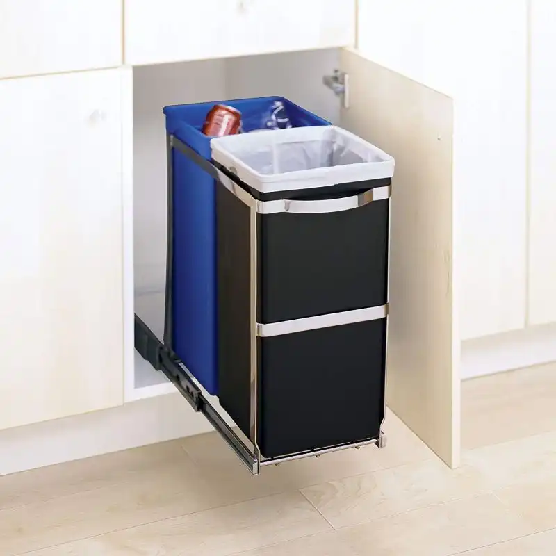 Under Counter Kitchen Pull-Out Recycler