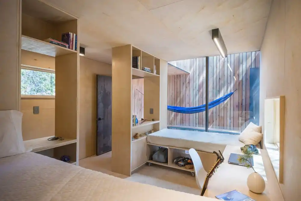 University of Colorado Denver Micro Cabin - movable furniture