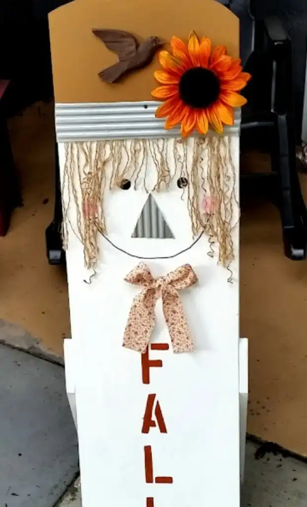 Upcycled Scarecrow Décor