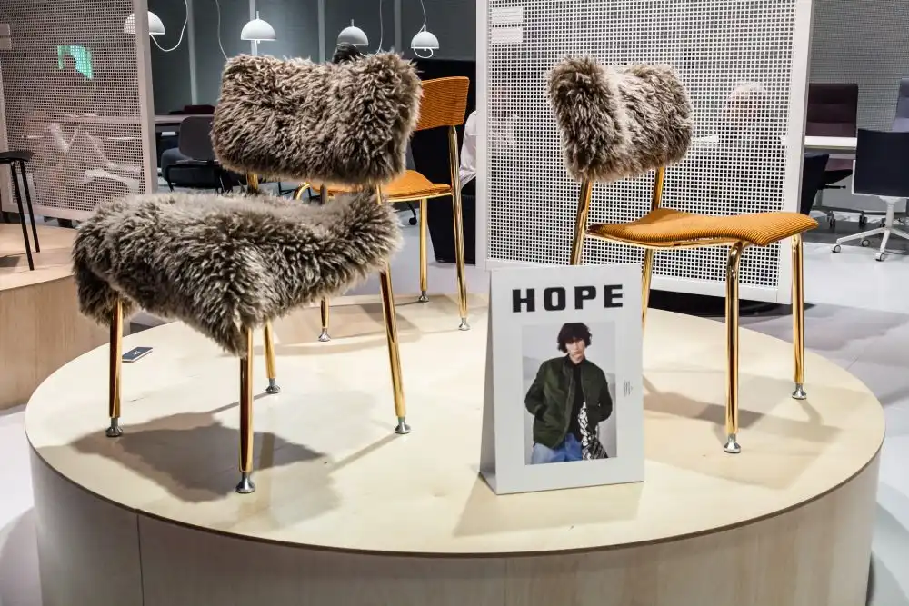 Upholstered fur Chairs