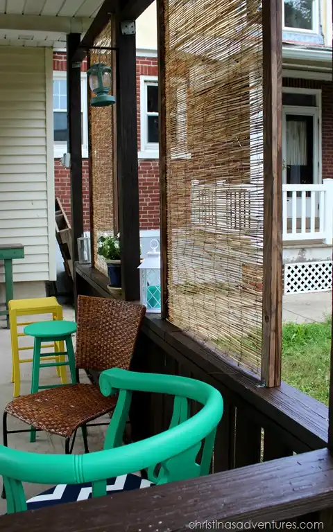 Use-bamboo-fencing-to-make-a-privacy