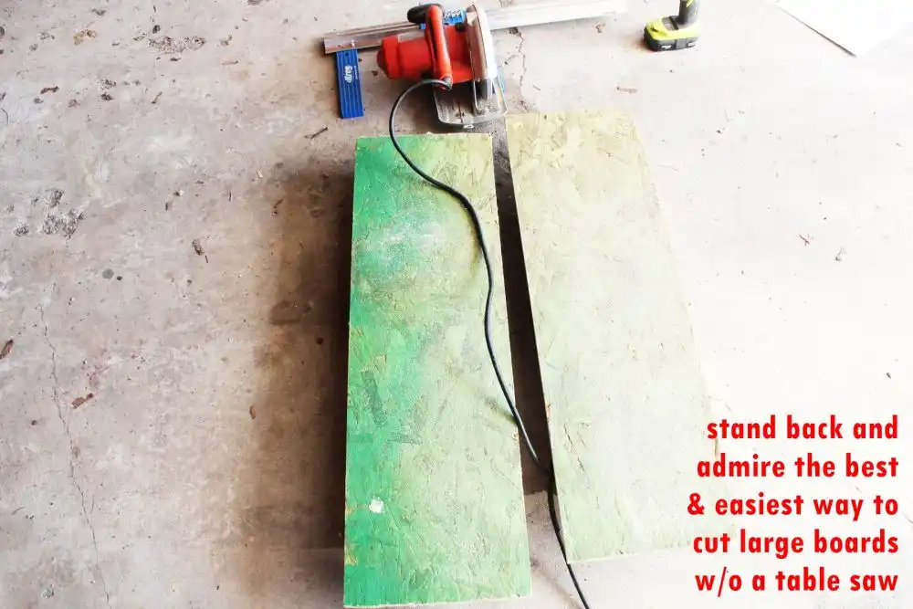 Use the circular saw