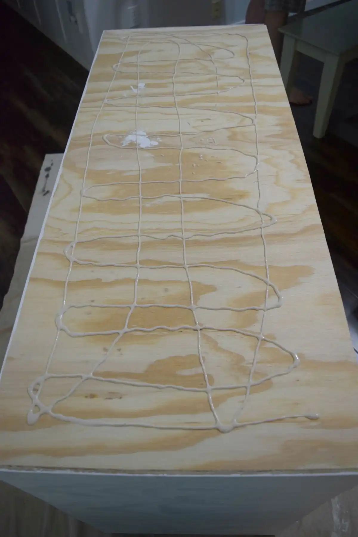 Using wood glue