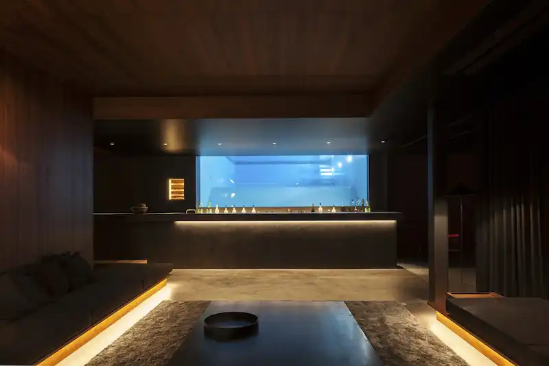 VDB Residence basement bar