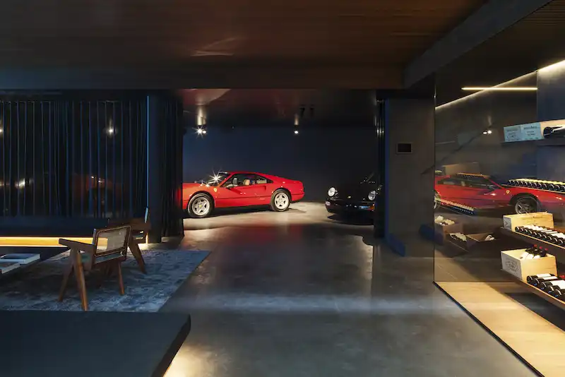 VDB Residence basement concrete floor