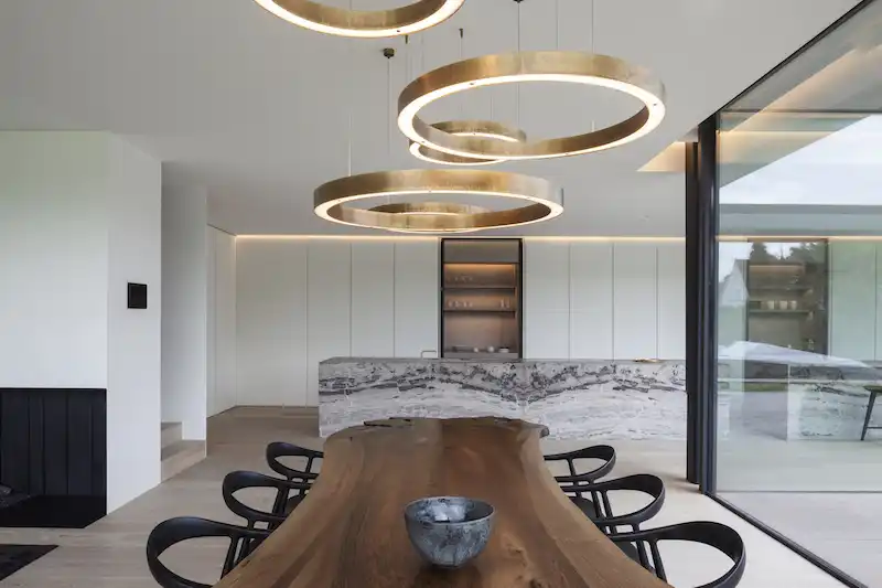 VDB Residence live edge dining table