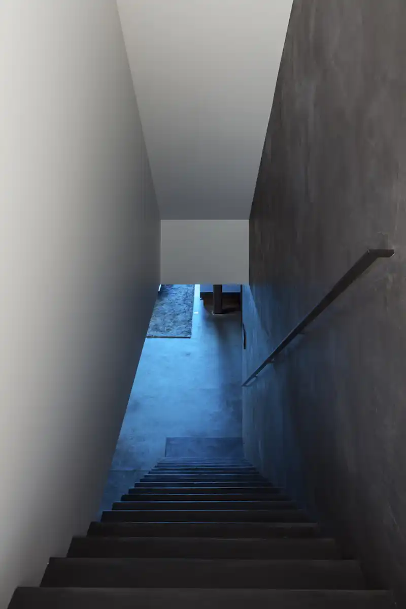 VDB Residence stairs to basement