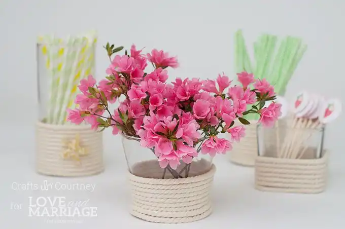 Vase flowers makeover