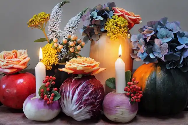 Vegetable Candle Vases