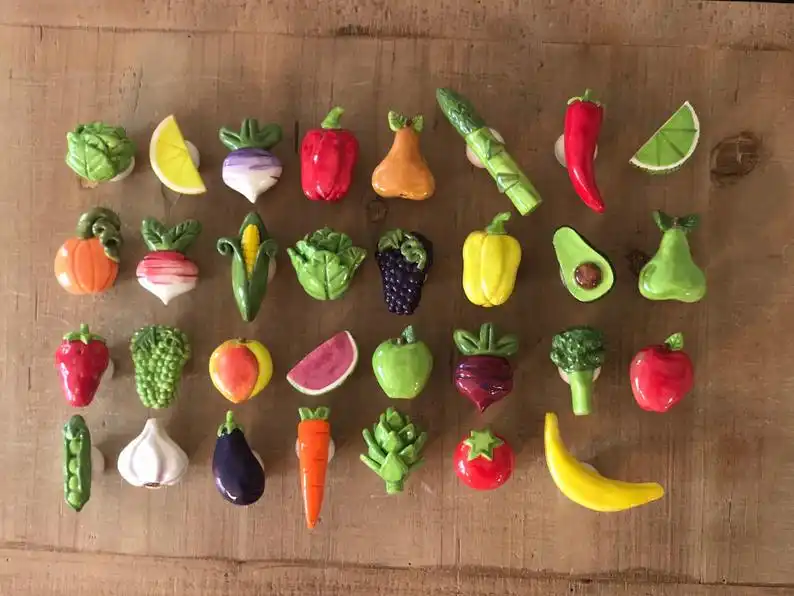 Vegetable and Fruit Knobs