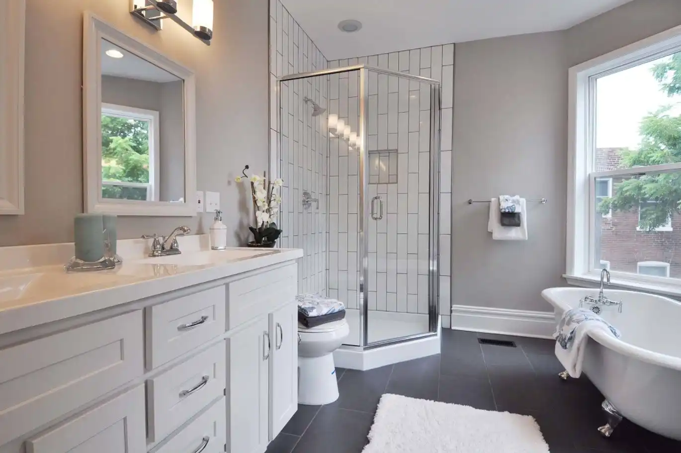 Stylish Ways To Modernize A Shower Using Subway Tile