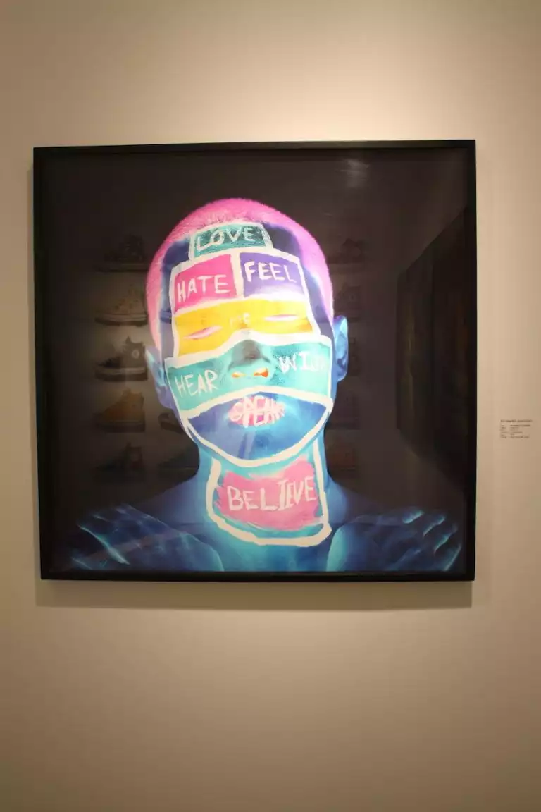 Many neon works make bold social or political statements.