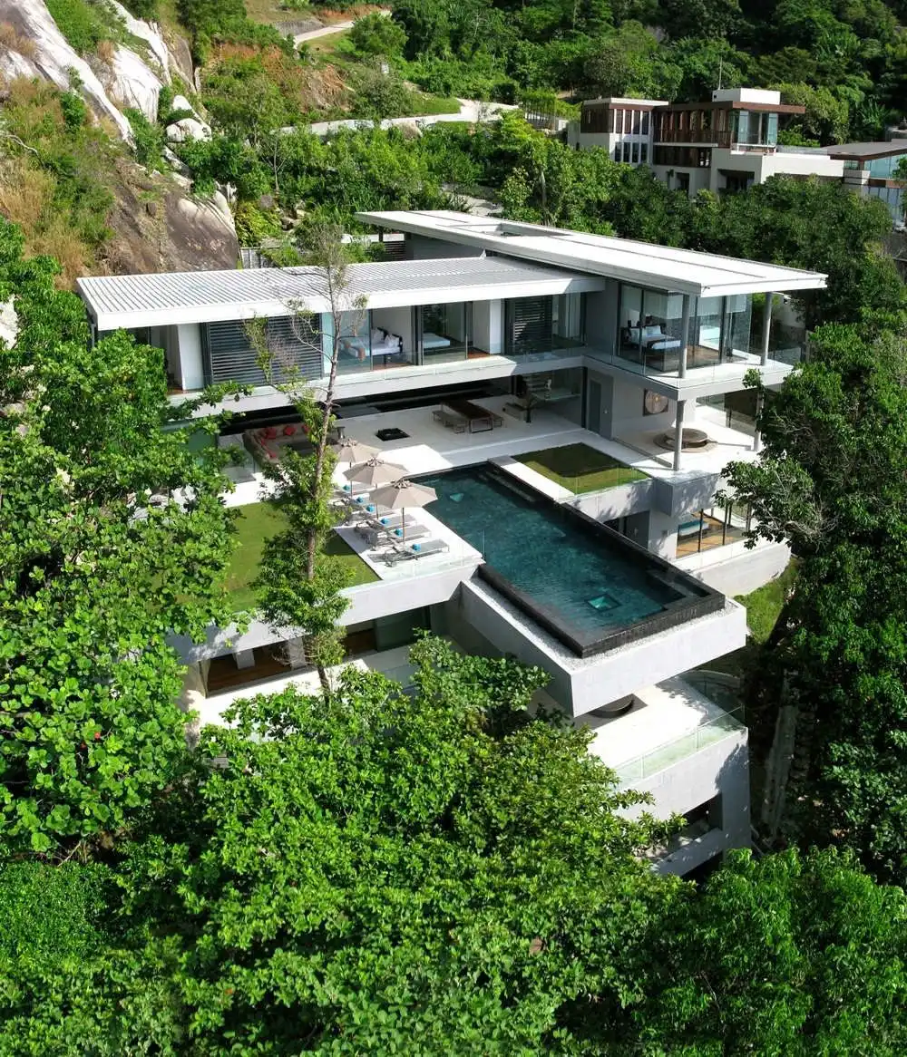 Villa Amanzi with cantilevered pool Original Vision