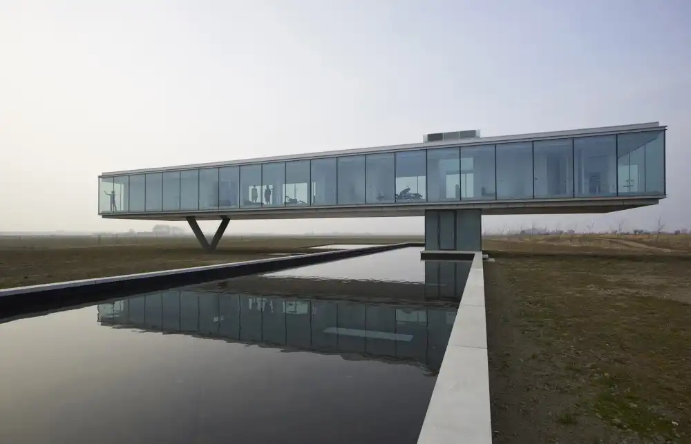 Villa Kogelhof With Underground Garage by Paul de Ruiter Architects cantilever