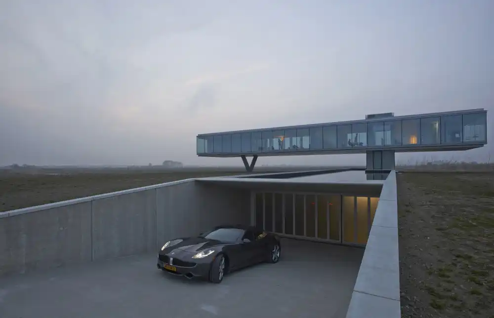 Villa Kogelhof With Underground Garage by Paul de Ruiter Architects