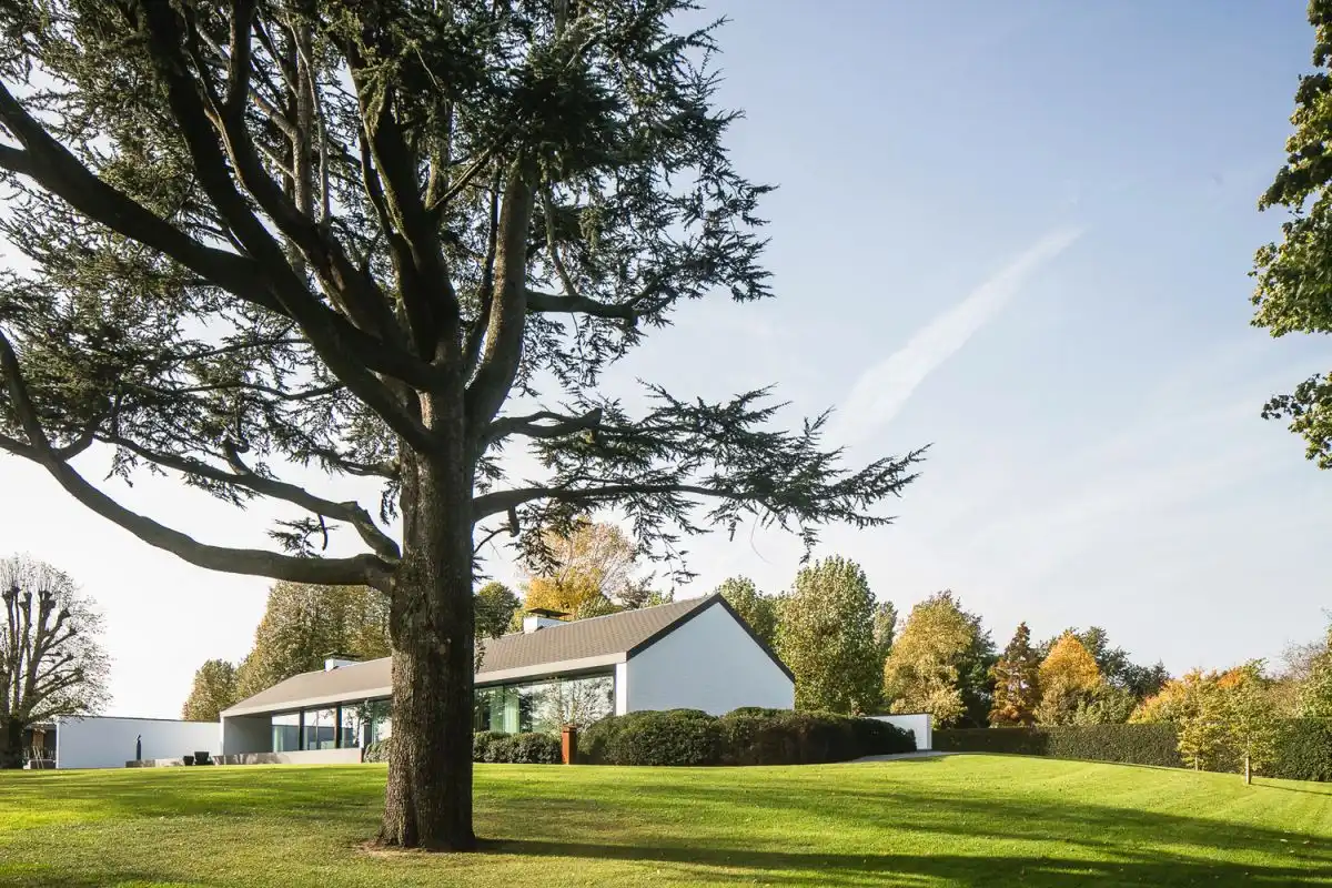 Villa NTT Belgium by Architectuuratelier De Jaeghere - landscape