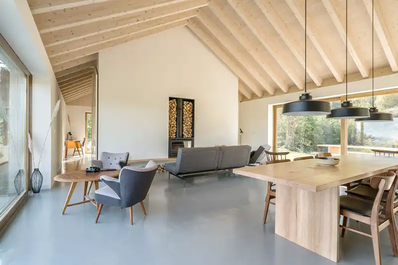 Villa Slow in Spain by Laura Alvarez Architecture - living room