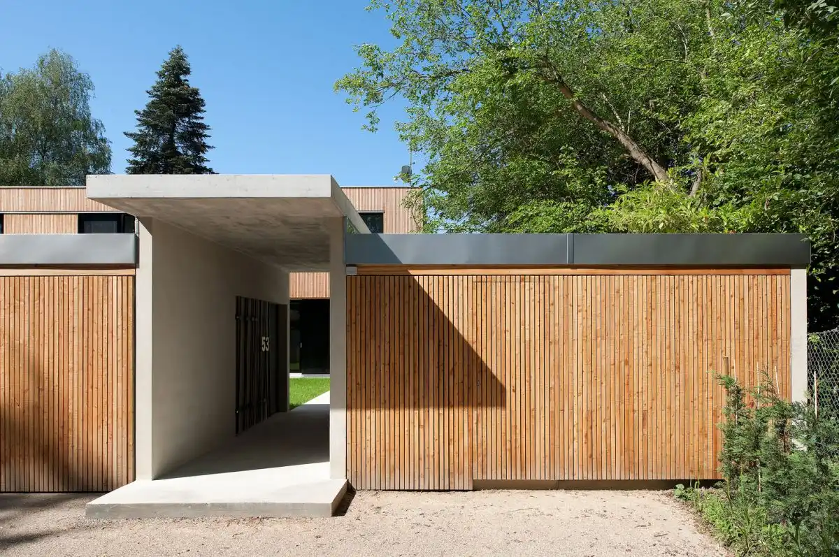 Villas Jonc Swiss Christian von Düring entryway