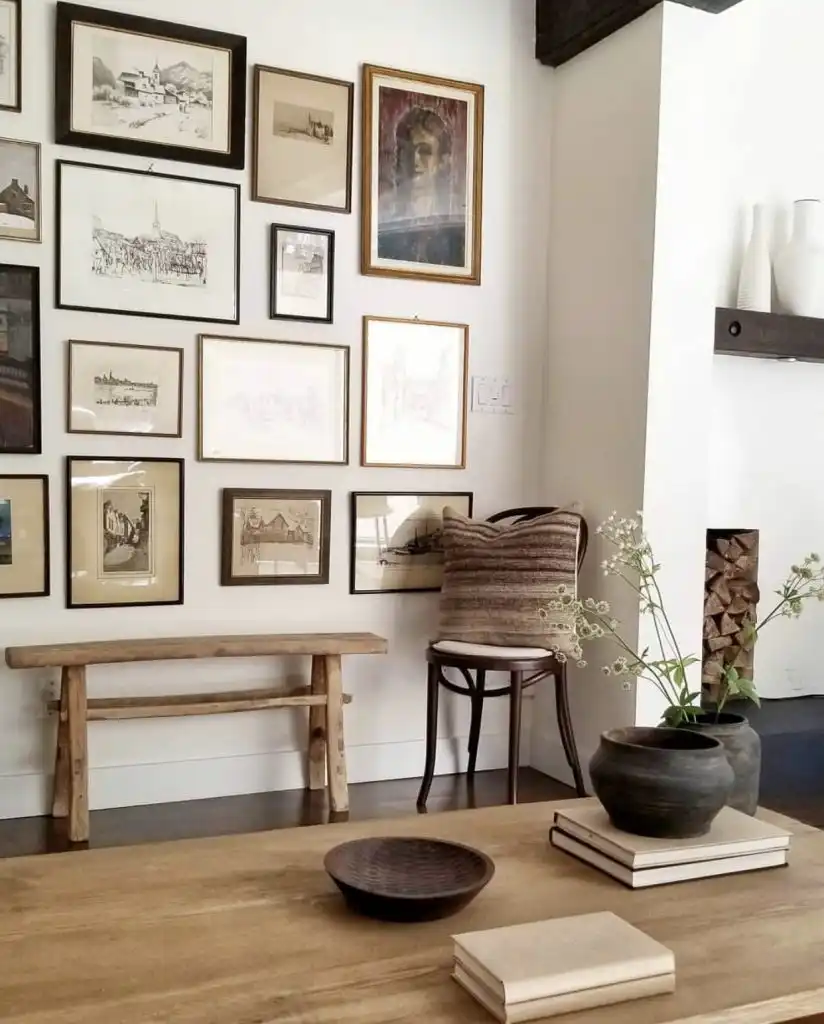 photo wall ideas Vintage Gallery Wall
