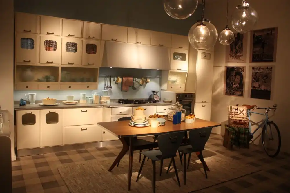 Vintage style kitchen cabinets design