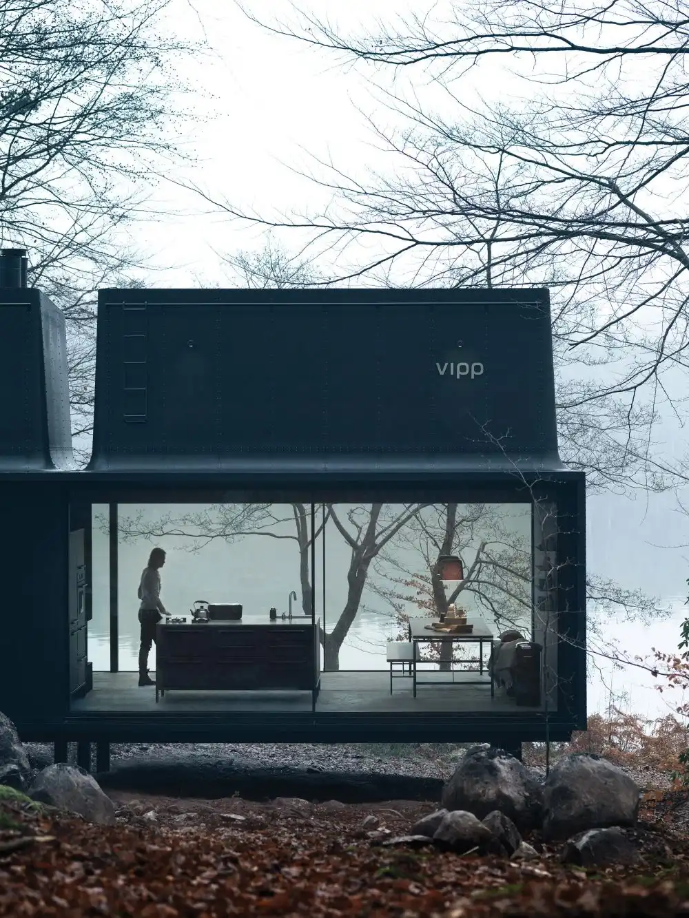 Vipp factory made micro house - interior