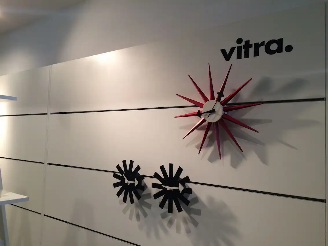 Vitra Sunburst Asterisk Clocks