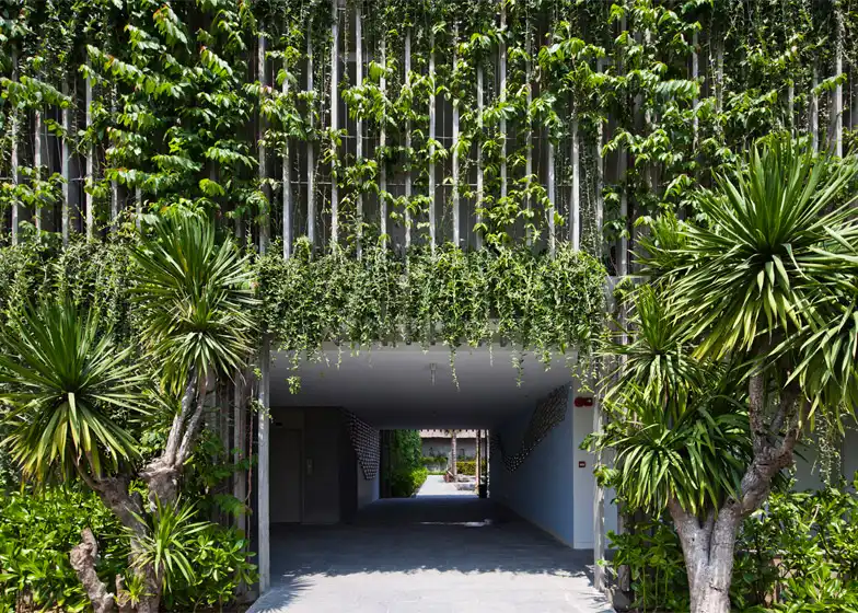 Vo Trong Nghia Architects Naman Retreat Entrance