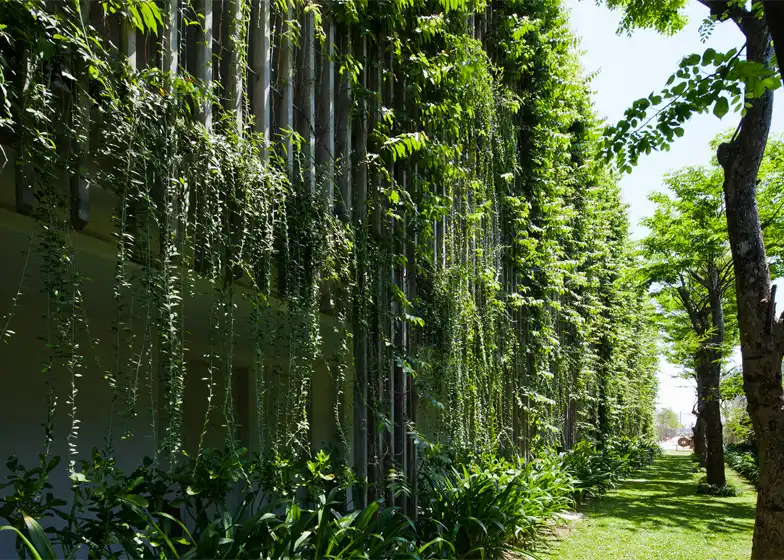 Vo Trong Nghia Architects Naman Retreat Vertical Garden