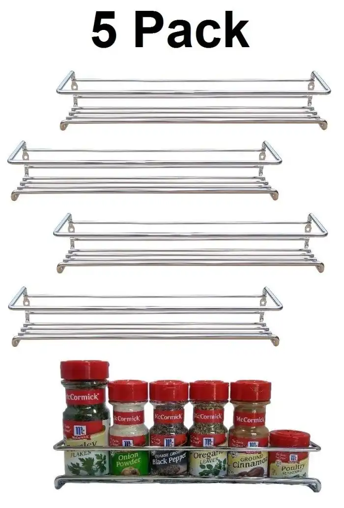 Wall Mount Spice Rack Organizer for Cabinet