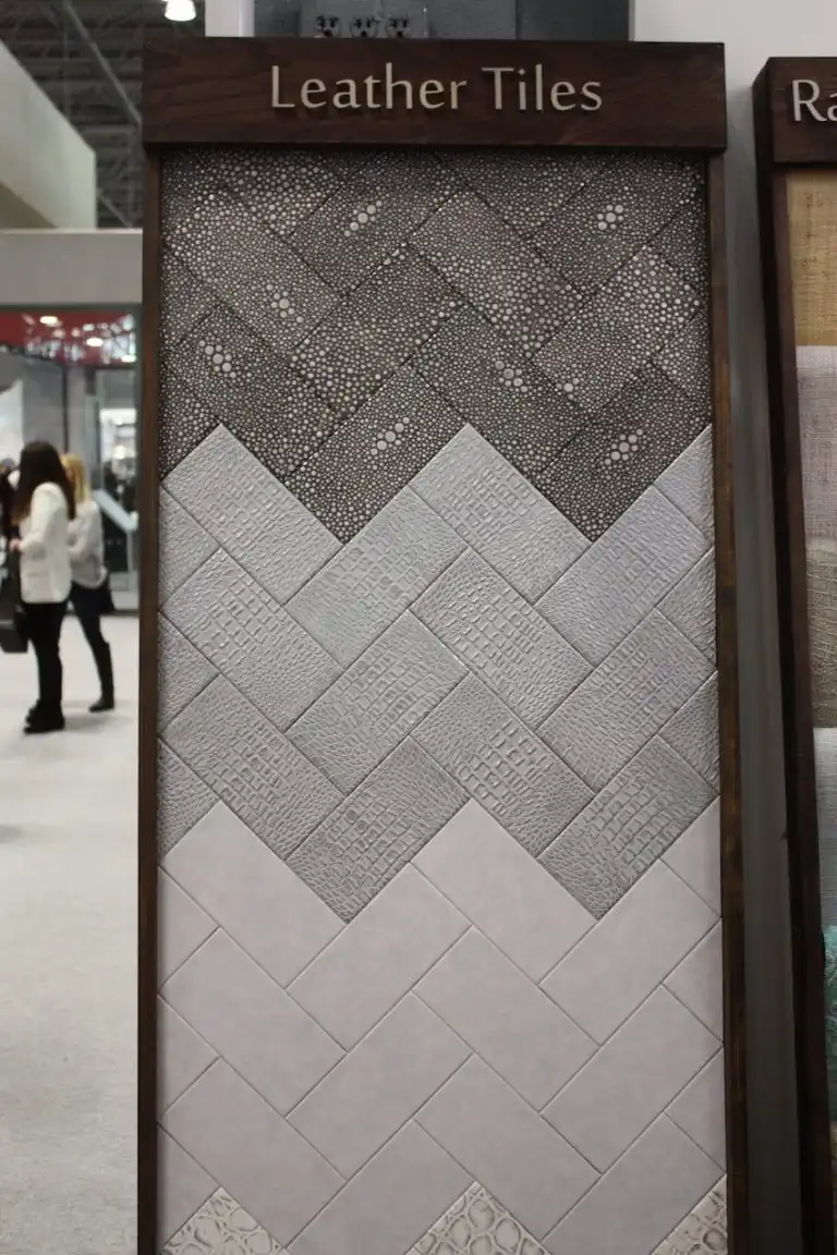 Small or extra-large tiles can be used to accent a wall or cover an entire space.