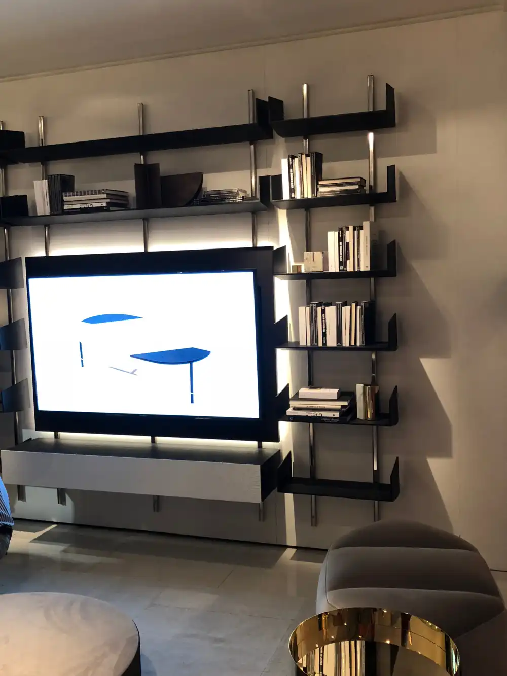 Hanging shelves