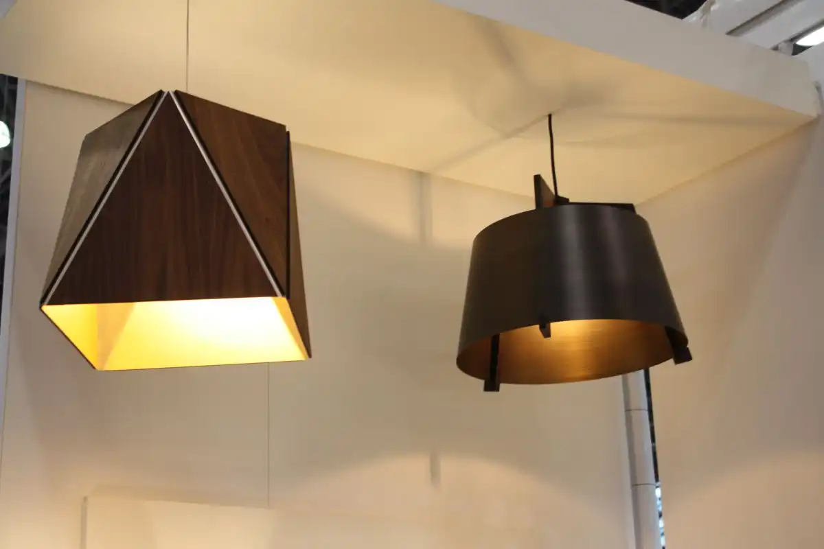 Walnut Color Lighting Fixtures Hanging pendant