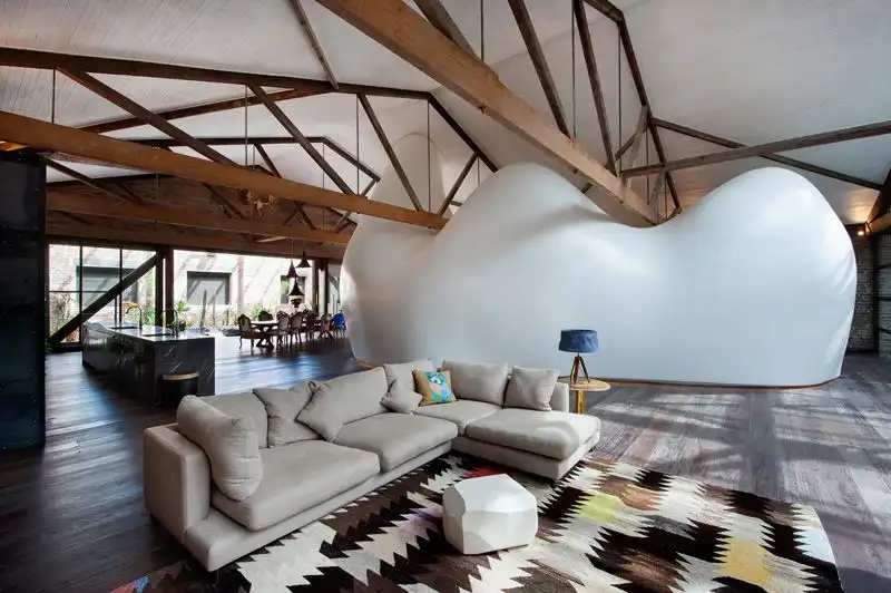 Warehouse-To-Living Conversion White Box by Allen Jack Cottier