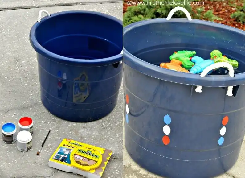 Water bucket playful for kids