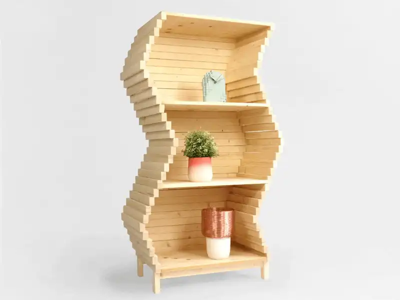 Wave Shelf By Studio Lorier Can Change Its Shape