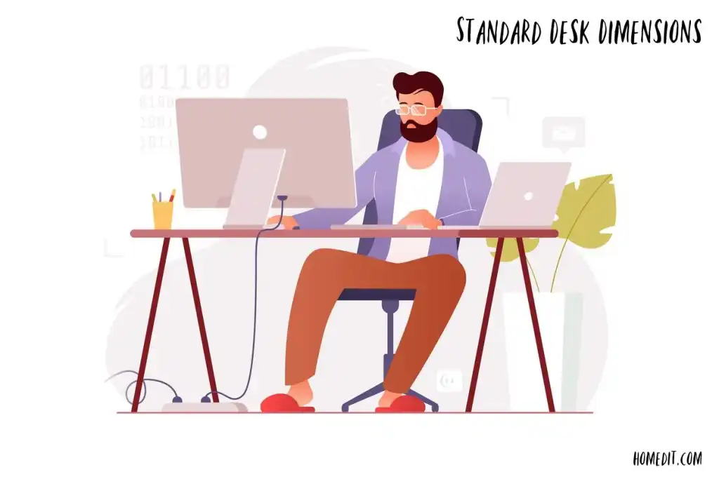 Standard Desk Dimensions For Office And Home Desks