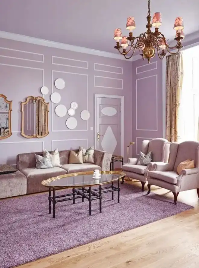 White and Lilac