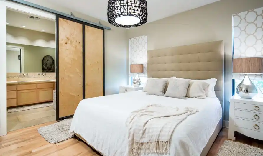 Whole sliding barn door concept
